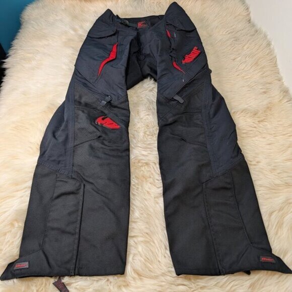 Size 30 - Thor Pants Mens MX Phase 2009 Series Black Riding Motocross Racing - Picture 1 of 13